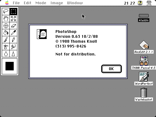 Name:  Not Only Is This A Wayback Version Of PhotoShop� But This Screenshot Is Of Mac OS 7.5� Ancient H.jpg
Views: 1700
Size:  91.2 KB