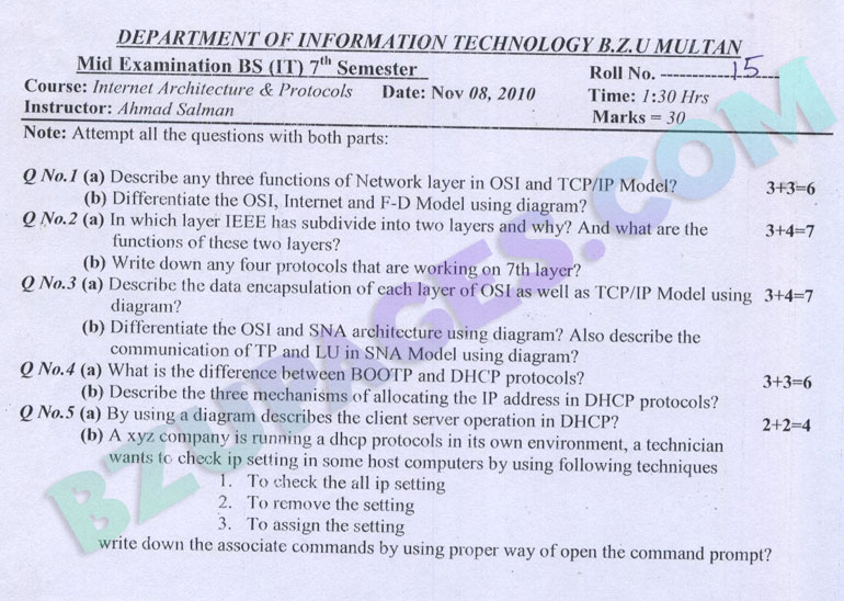 Name:  Internet Architecture & Protocols BSIT-7th Semester by Sir Ahmad Salman Mid Term Paper.jpg
Views: 604
Size:  116.1 KB