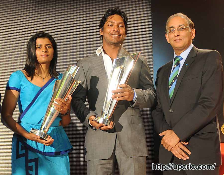 Click image for larger version

Name:	Kumar Sangakkara and Shashikala Siriwardene, the Sri Lanka women's captain, with the World Twent.jpg
Views:	263
Size:	239.6 KB
ID:	26124