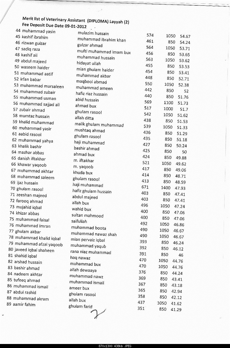 Click image for larger version

Name:	IstMeritListVetAssistantLayyahPage2.jpg
Views:	521
Size:	438.4 KB
ID:	28719