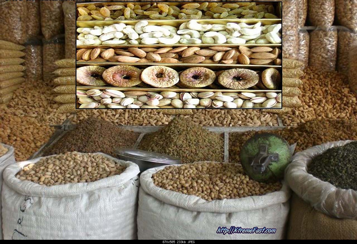 Click image for larger version

Name:	pistachio, pine nuts, almond, walnuts, coconut, raisins, peanuts, apricot, dried dates, mulberry.jpg
Views:	577
Size:	233.2 KB
ID:	28929