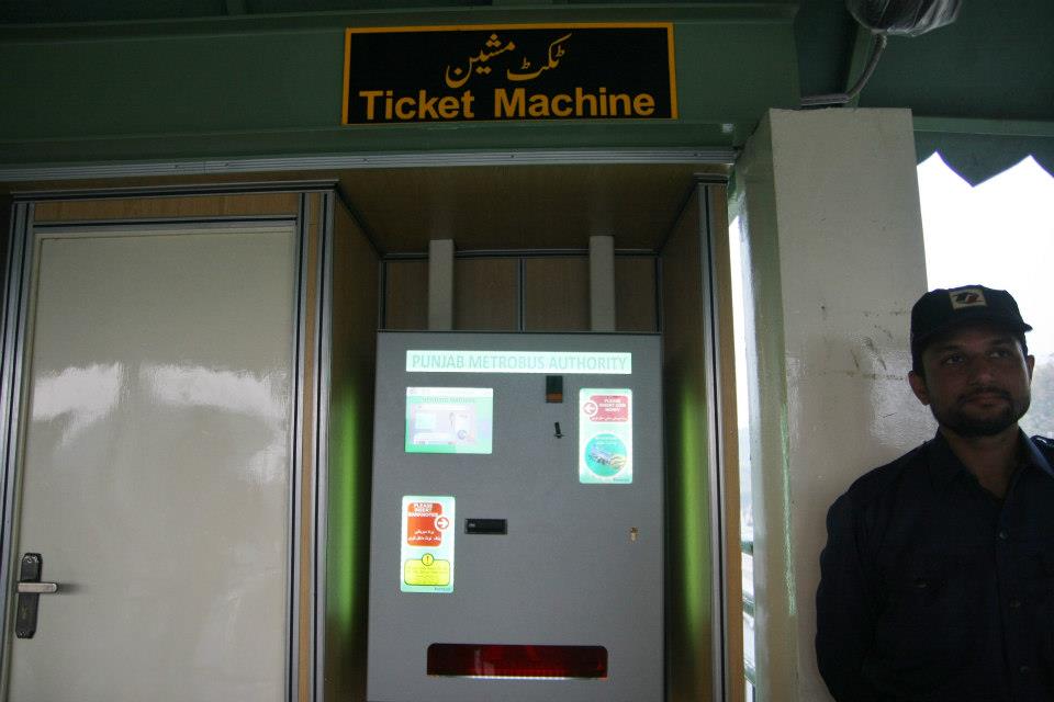 Lahore metro bus system: A major step in Pakistans public transport-metro-bus-lahore-ticket-machine.jpg