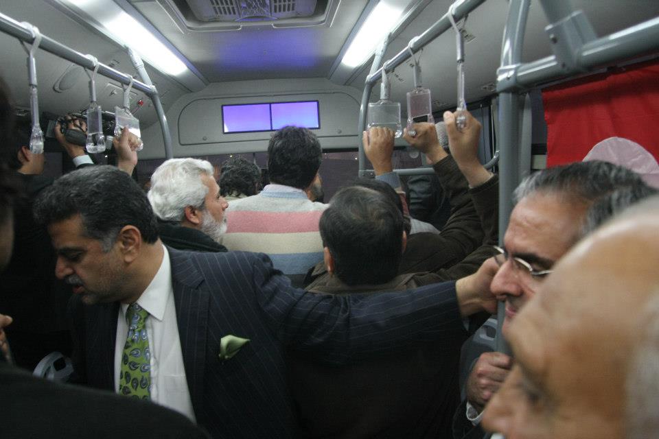 Lahore metro bus system: A major step in Pakistans public transport-passenger-standing-metro-bus-lahore.jpg
