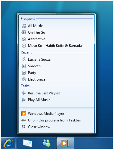 Name:  Windows Media Player JumpList.png
Views: 698
Size:  74.0 KB