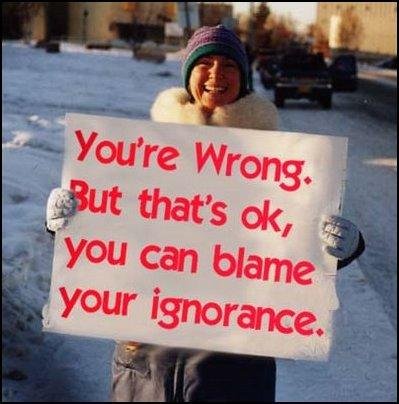 you are wrong