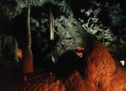 The fear factor here is at the gem of a park what mostly enjoyed by the children, a tour to the cave are said to make you see 'moonmilk' which is prepared by space aliens and gnomes.