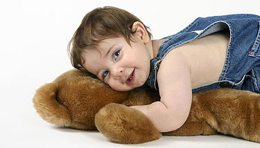 Baby with Bhaloo :)
hehhee