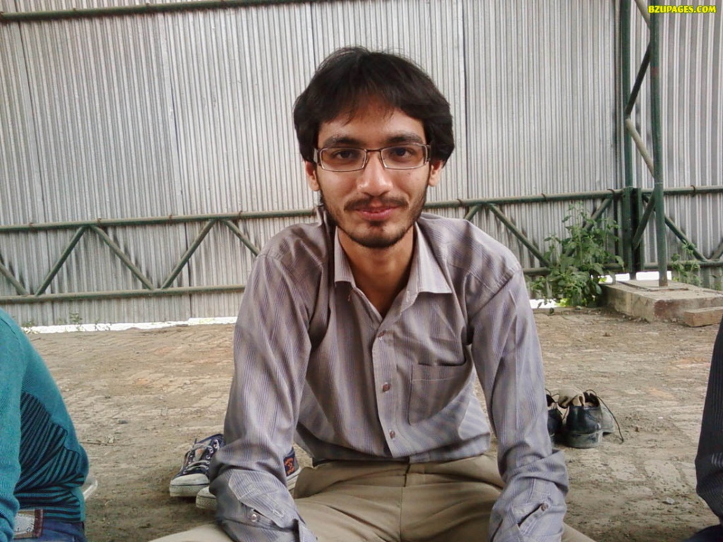 Sheraz waiting for Lunch