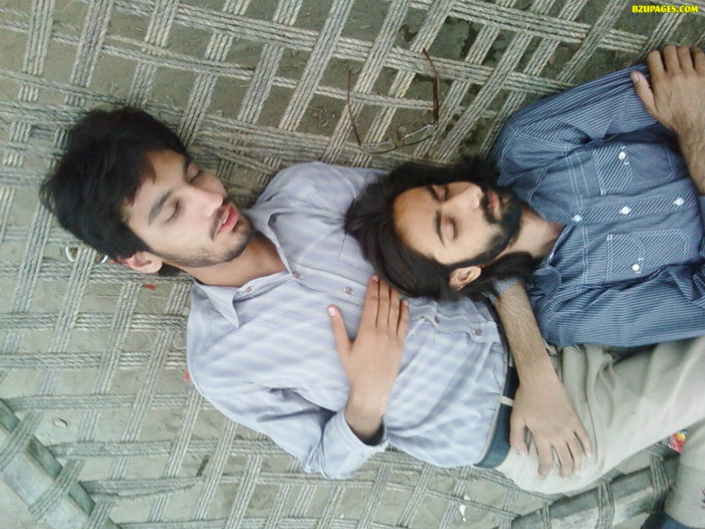 Sheraz and Wasif, sleeping