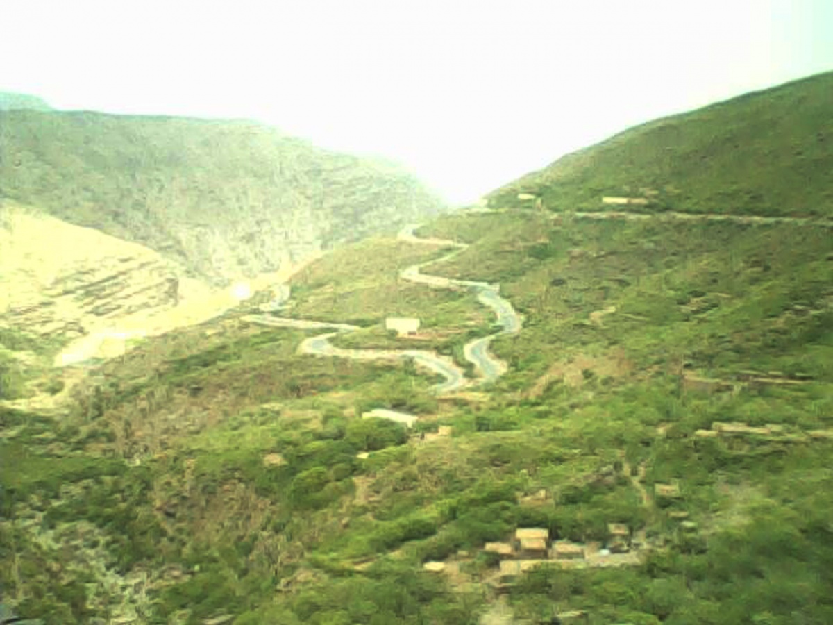 A Beautiful Valley View and Road