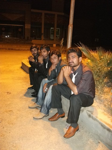 Irfan Sheikh with his friends  (Annual Dinner IT 2011