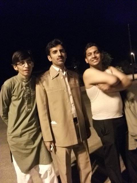 Zeeshan, Ajmal, Faisal  (Annual Dinner IT 2011
