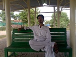 Me at bench near Paking place