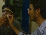 Me doing MAKEUP of my Fast Friend Ahmed Mustaq With cream on his BirthDay