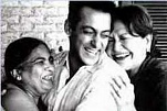Salman with his mothers
