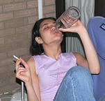 smoking & drinking paki