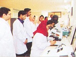 Ace Institute of Health Science Student in Lab
