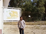 Aatif with 2 Lions...