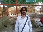 Me in front of ducks cage