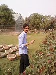 Sheraz with Butterfly in his hand