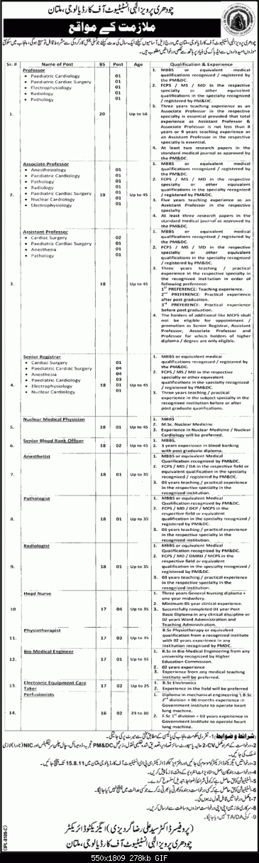 Click image for larger version

Name:	Ch Pervaiz Elahi Institute Of Cardialogy Multan Career Oppounities 2011.gif
Views:	435
Size:	278.0 KB
ID:	24597