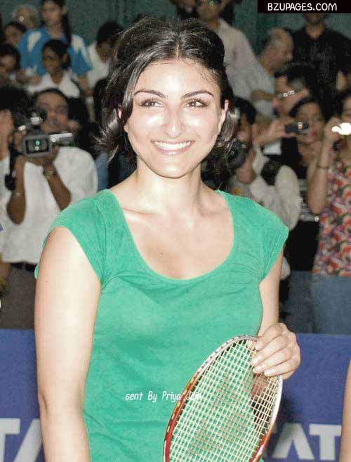 Soha Ali Khan At Badminton Court