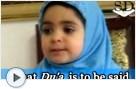 2 Year Old Girl Answering Questions About Islam
